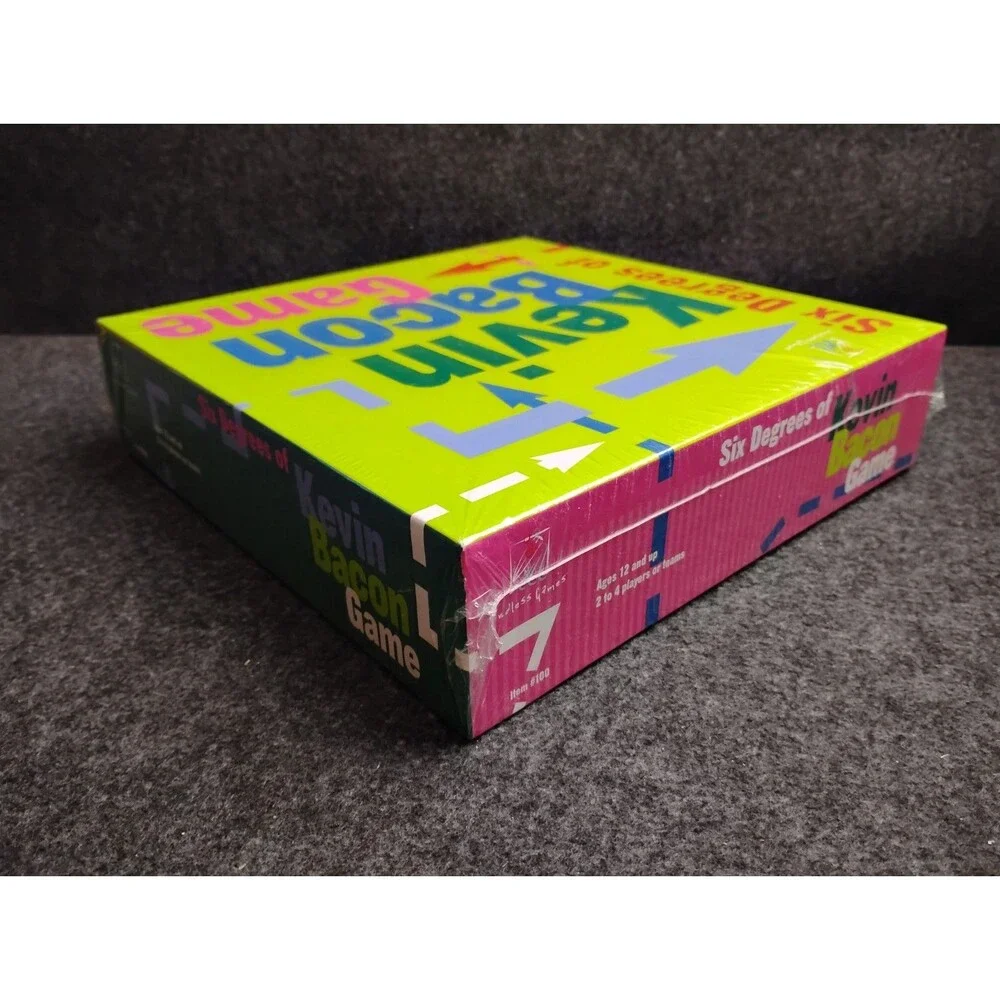 Vintage 1997 Six Degrees Of Kevin Bacon Board Game Brand New Sealed in Box